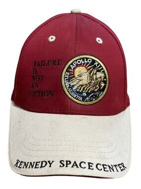 Apollo XIII Kennedy Space Center Embroidered Cap Failure Is Not An Option Hat